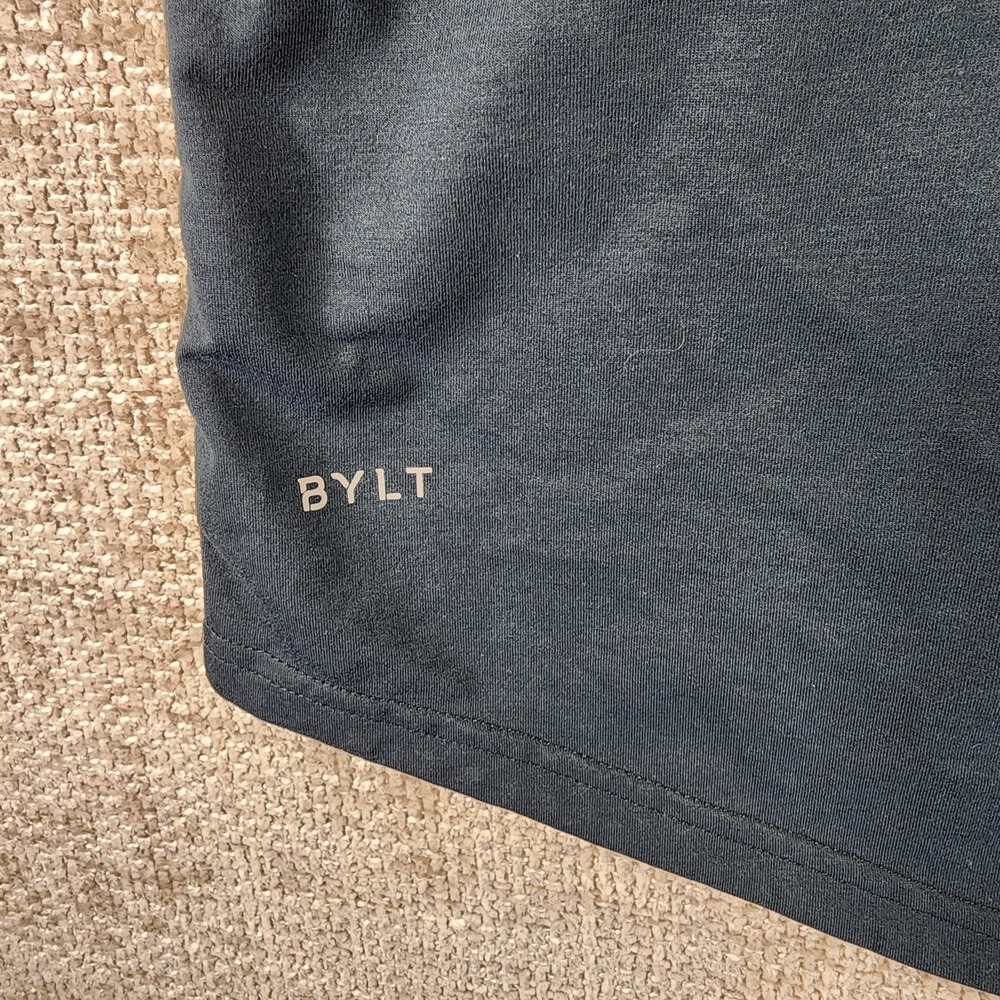 BYLT Premium Basics Signature Tee Shirt Mens 3XL Teal Green Performance EUC - Picture 3 of 10